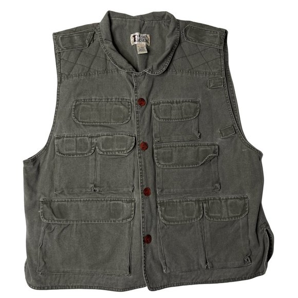 Trail Designs Jackets & Coats Trail Designs Cargo Vest Green Xl